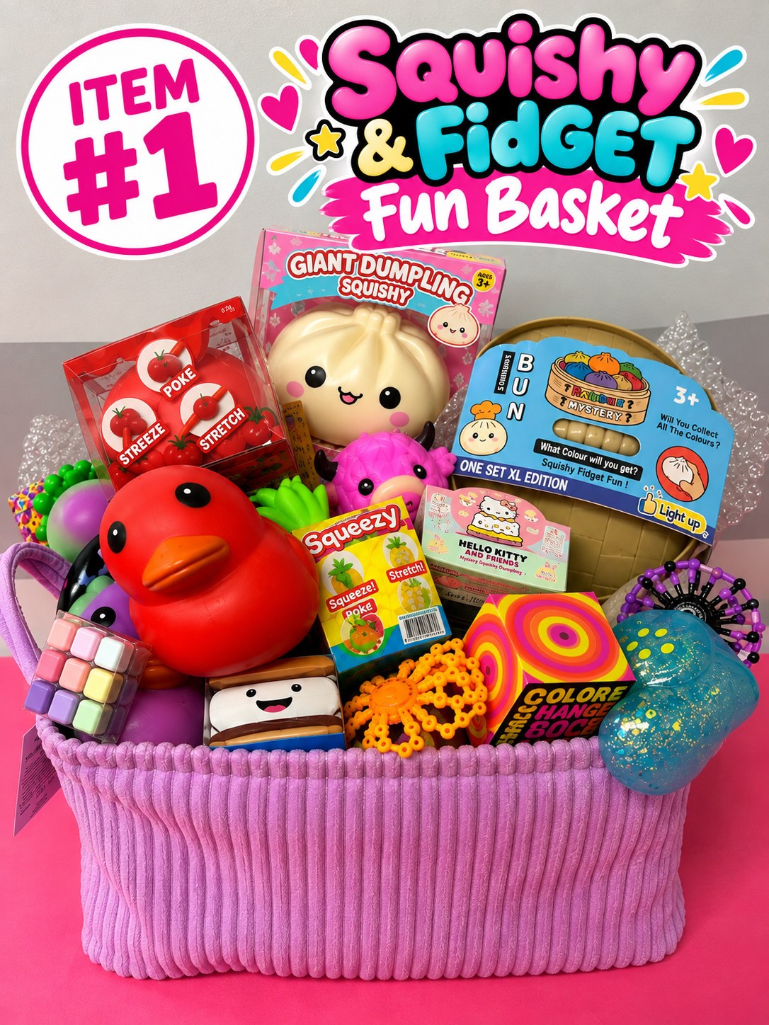 SQUISHY & FIDGET FUN BASKET