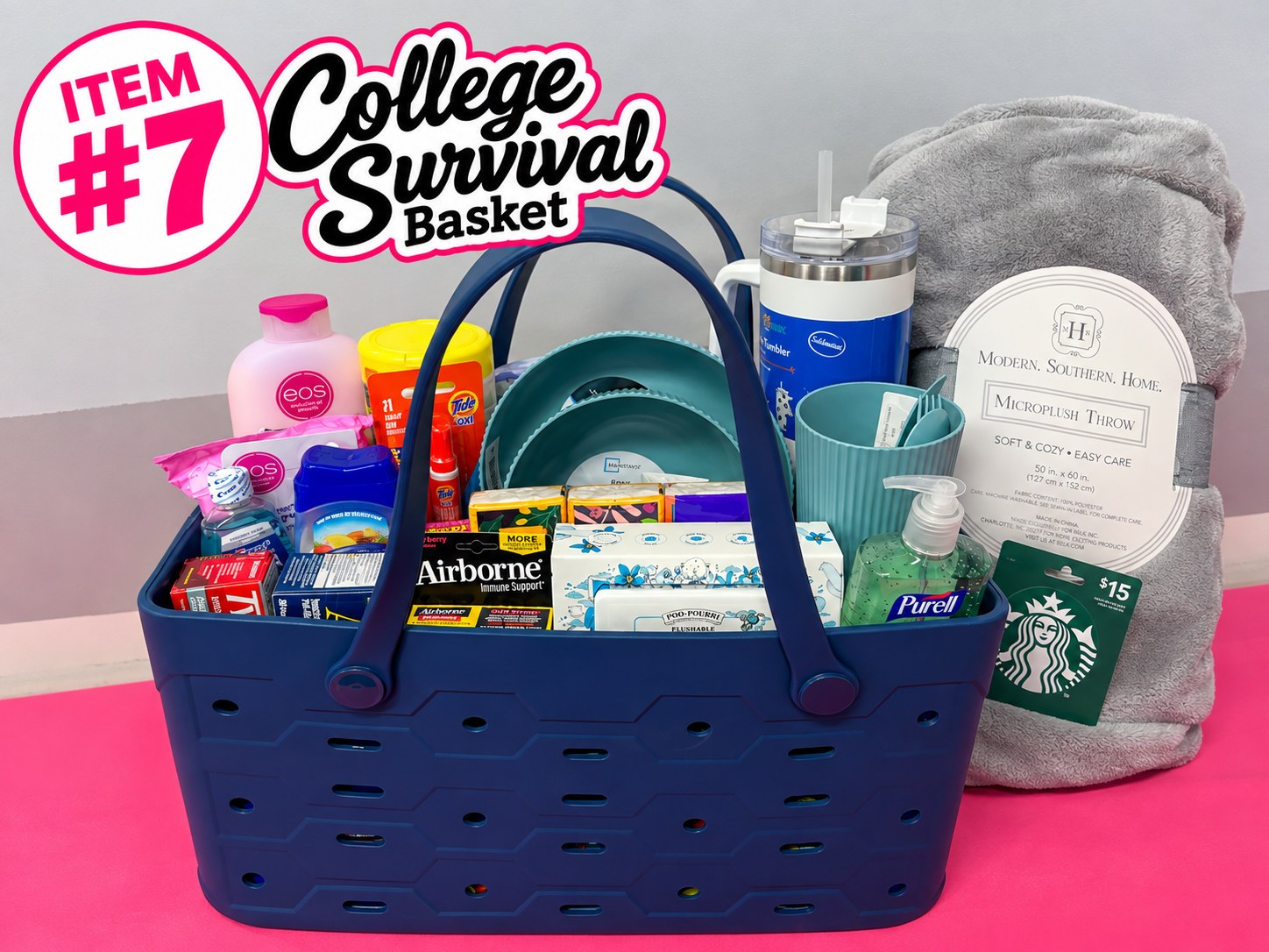 COLLEGE SURVIVAL BASKET
