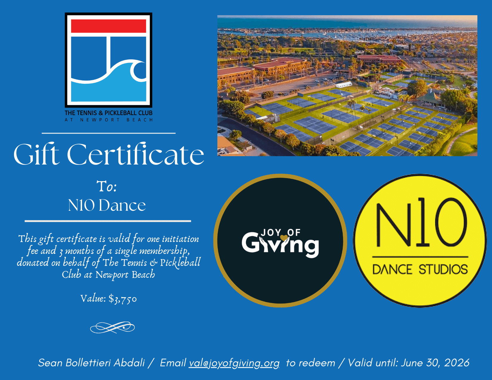 Tennis and Pickleball Membership