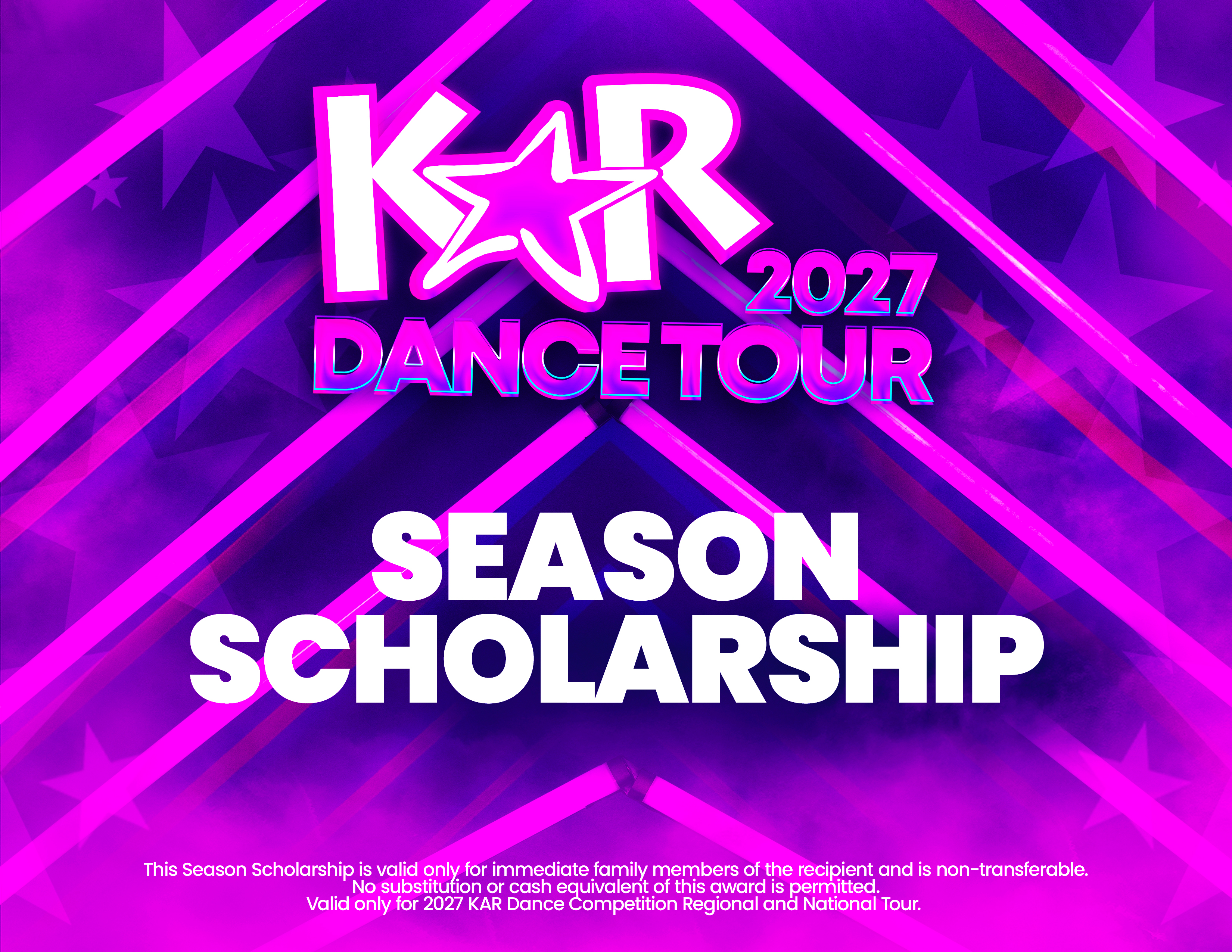 EXTRAVADANCE & TUMBLE- KAR Family Season Scholarship