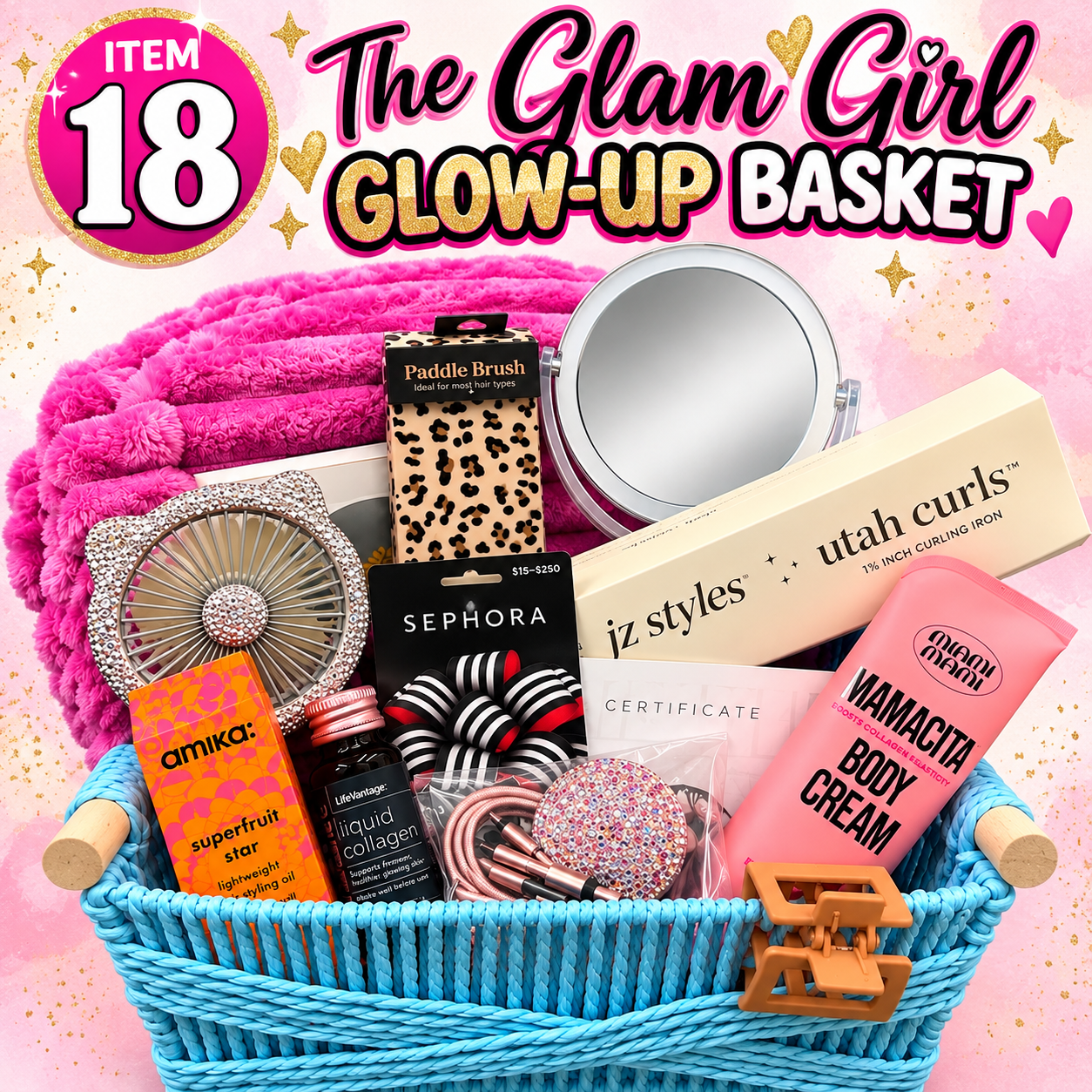 THE GLAM GIRL GLOW-UP BASKET